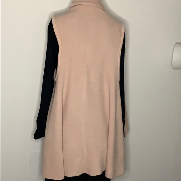 Blush Pink Knit Shawl one size - Picture 3 of 6